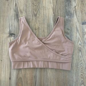 LOVE AND FIT Seamless Tan Sports Bra